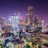 Black sky Houston